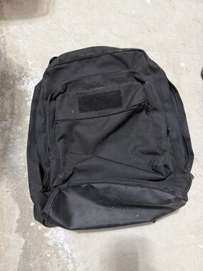 Men's Black Tactical Backpack - Rugged Everyday Carry